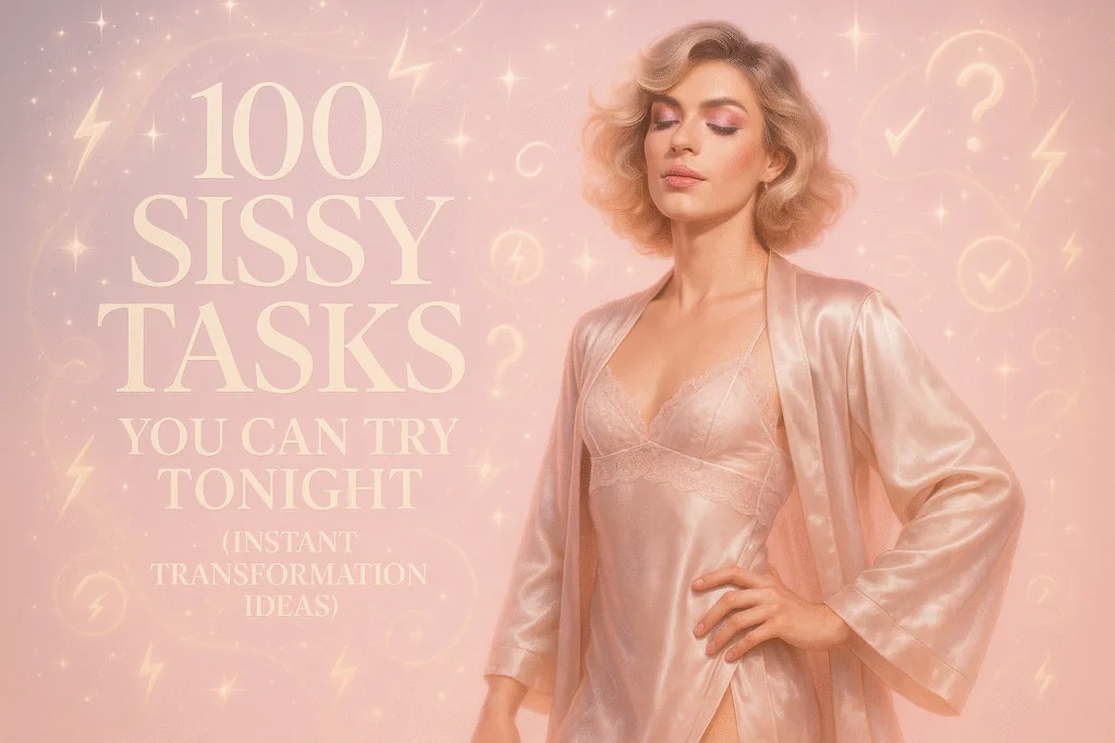 100 Sissy Tasks You Can Try Tonight
