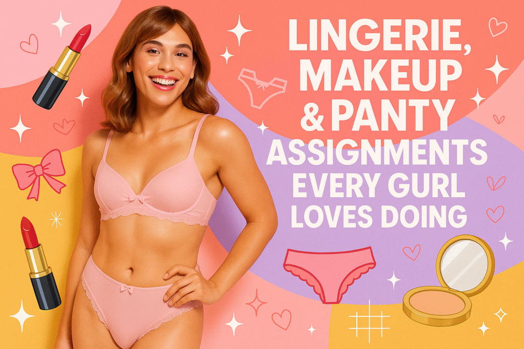 Lingerie, Makeup & Panty Assignments Every Gurl Loves Doing