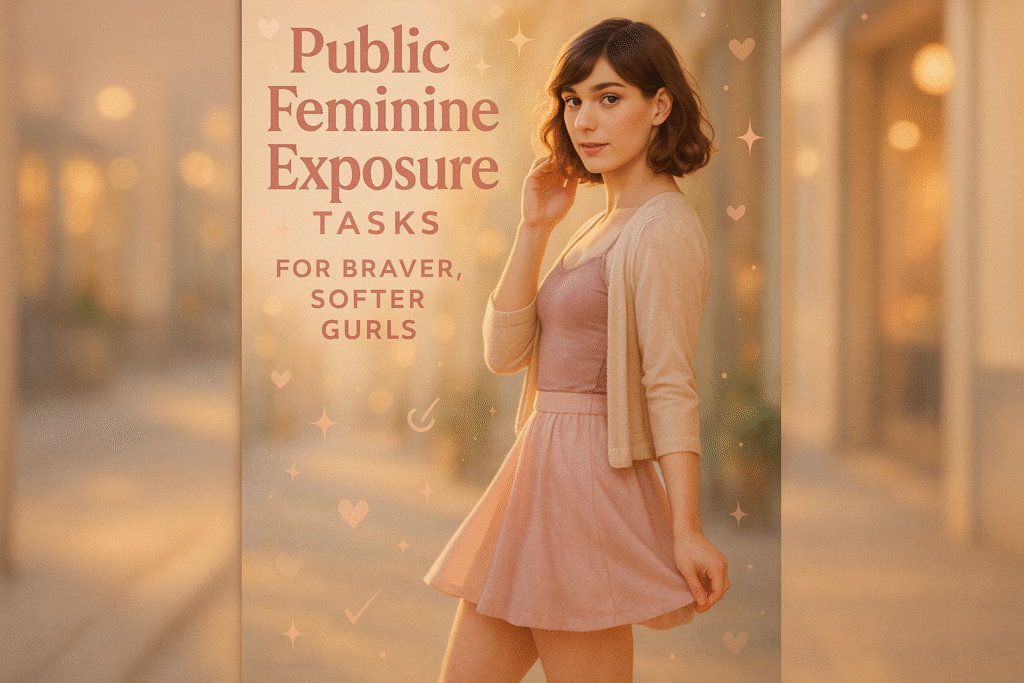 Public Feminine Exposure Tasks for Braver, Softer Gurls
