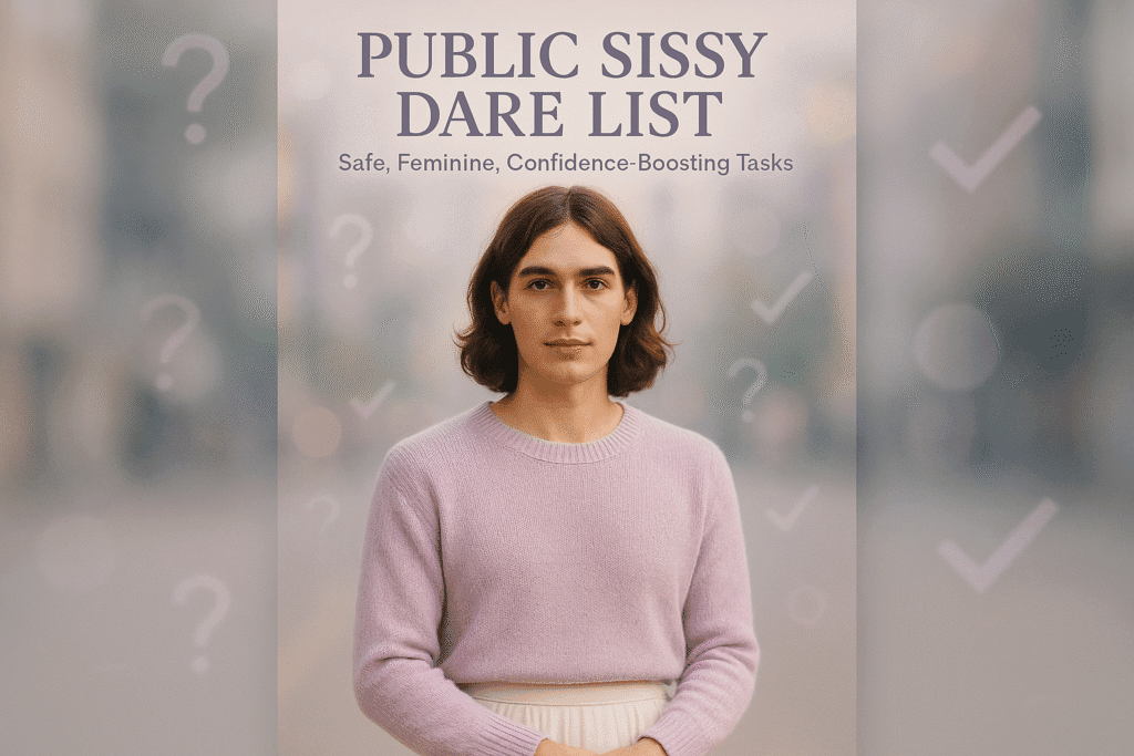 Public Sissy Dare List: Safe, Feminine, Confidence-Boosting Tasks