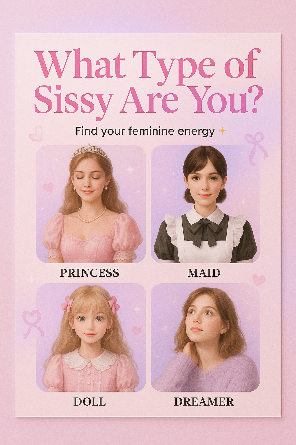 What Type of Sissy Are You?
