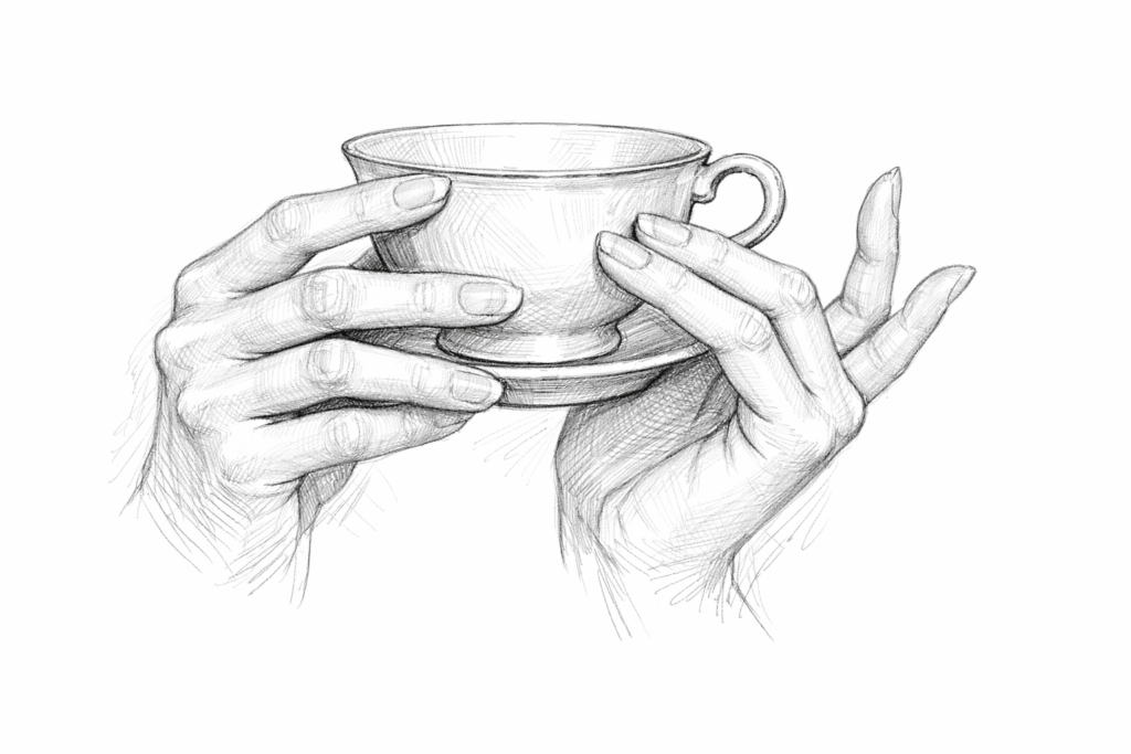 Step 5: The "Soft Hands" Rule - Sissy Posture Exercises Task