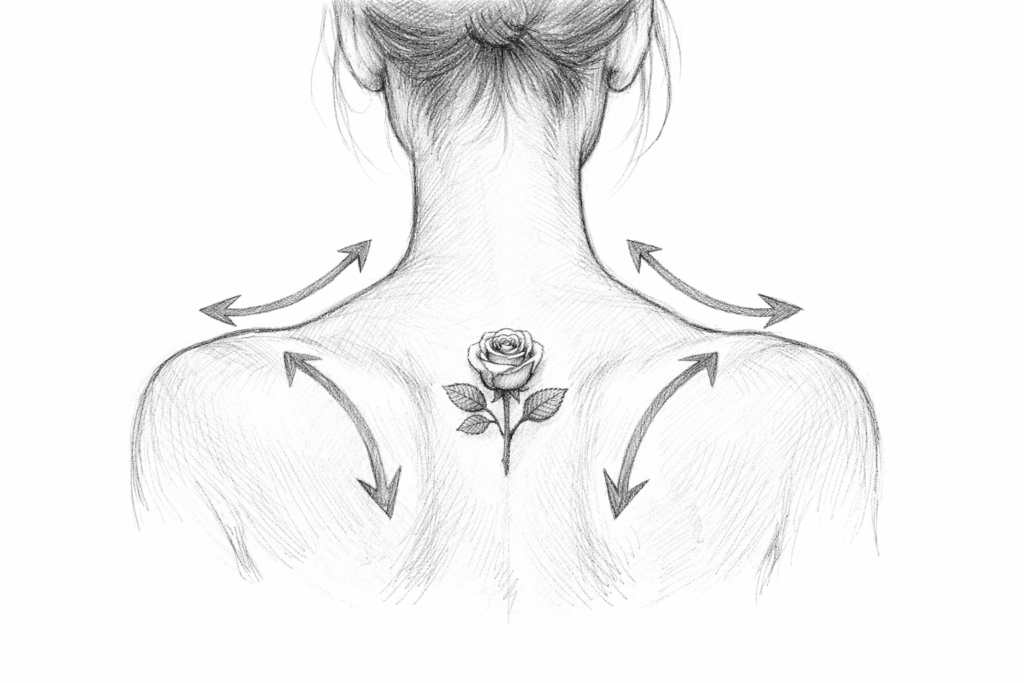 Step 2: Softening the Shoulders & Neck- Sissy Posture Exercises Task