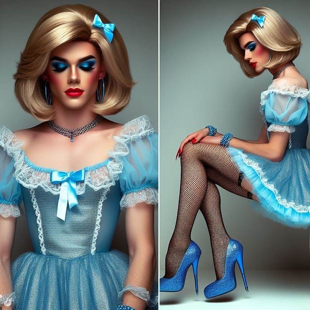 A fully styled feminine look for the week-long immersion