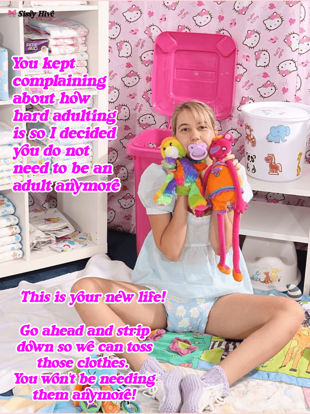 Sissy Girl with daiper