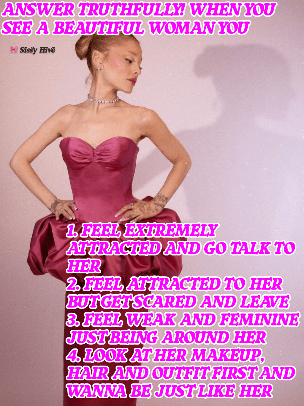 Ariana Grande Sissy Caption