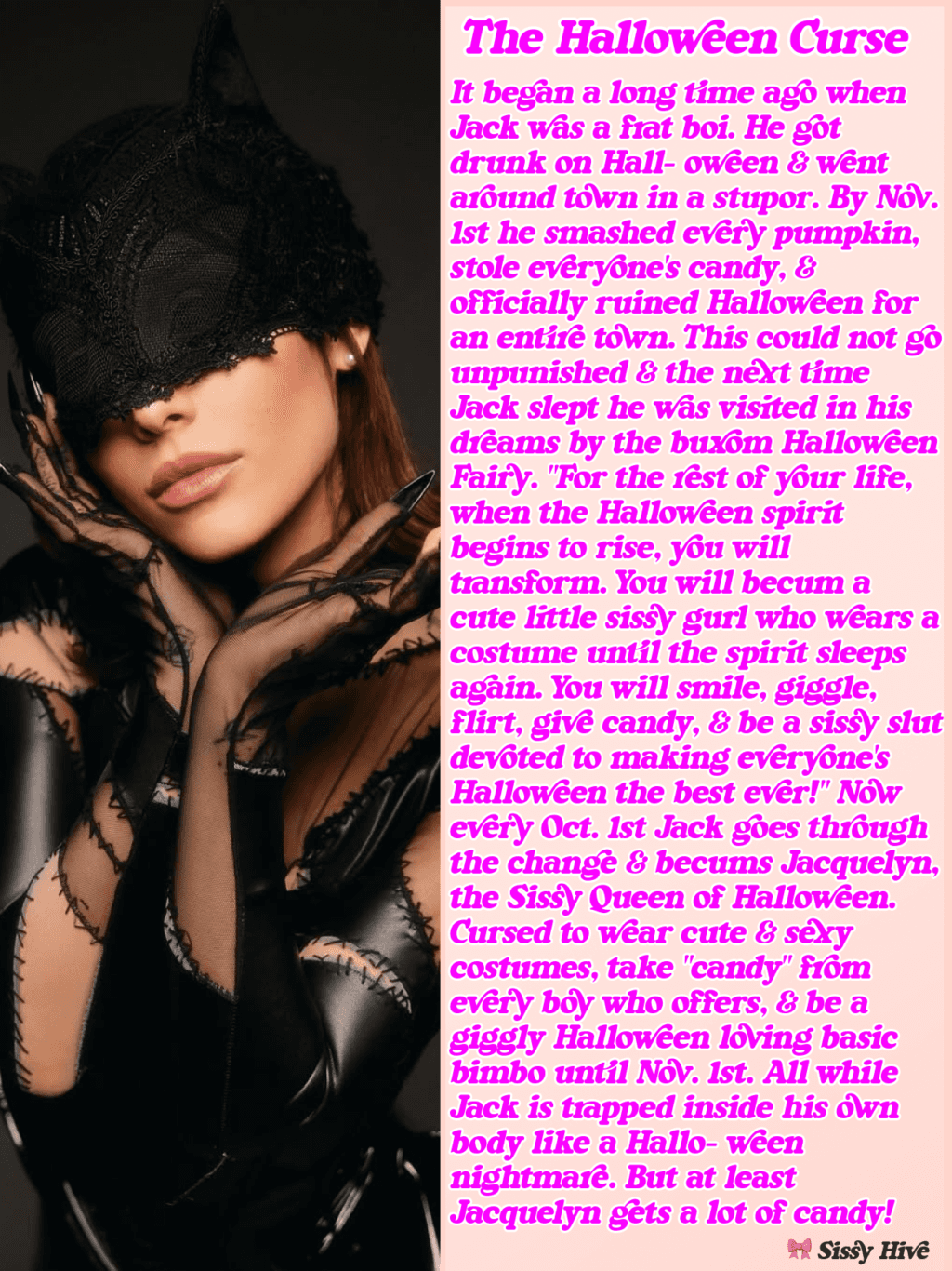 Ariana Grande Sissy Caption for Cosplay