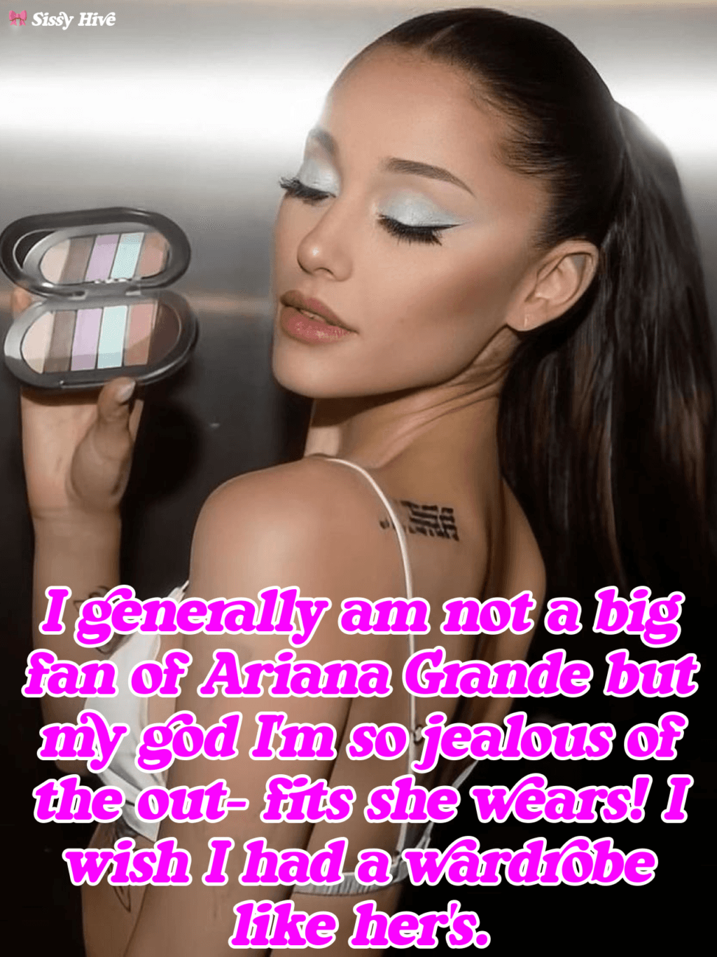 Ariana Grande Sissy Caption Girls