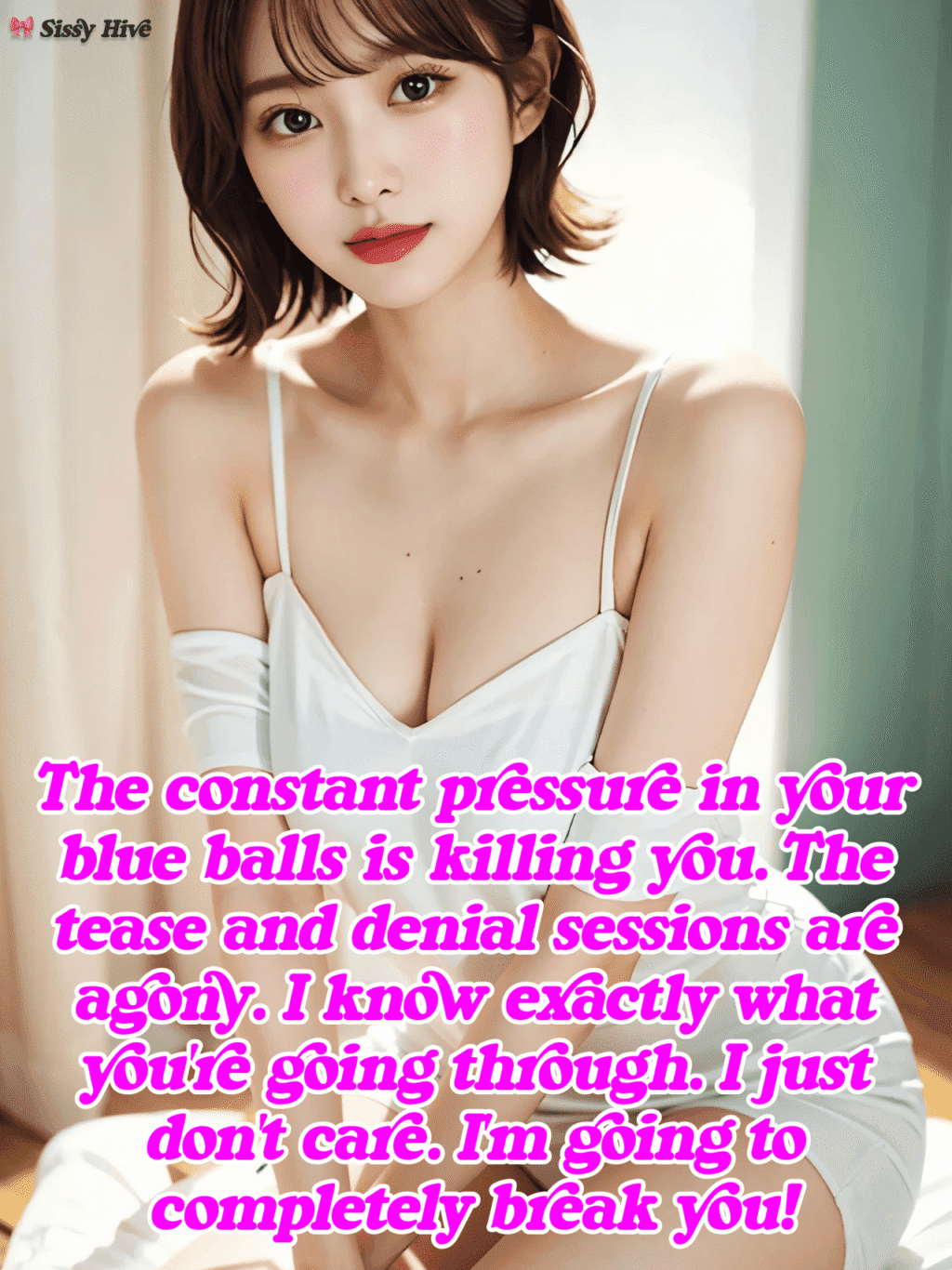 Asian Sissy night wear Captions