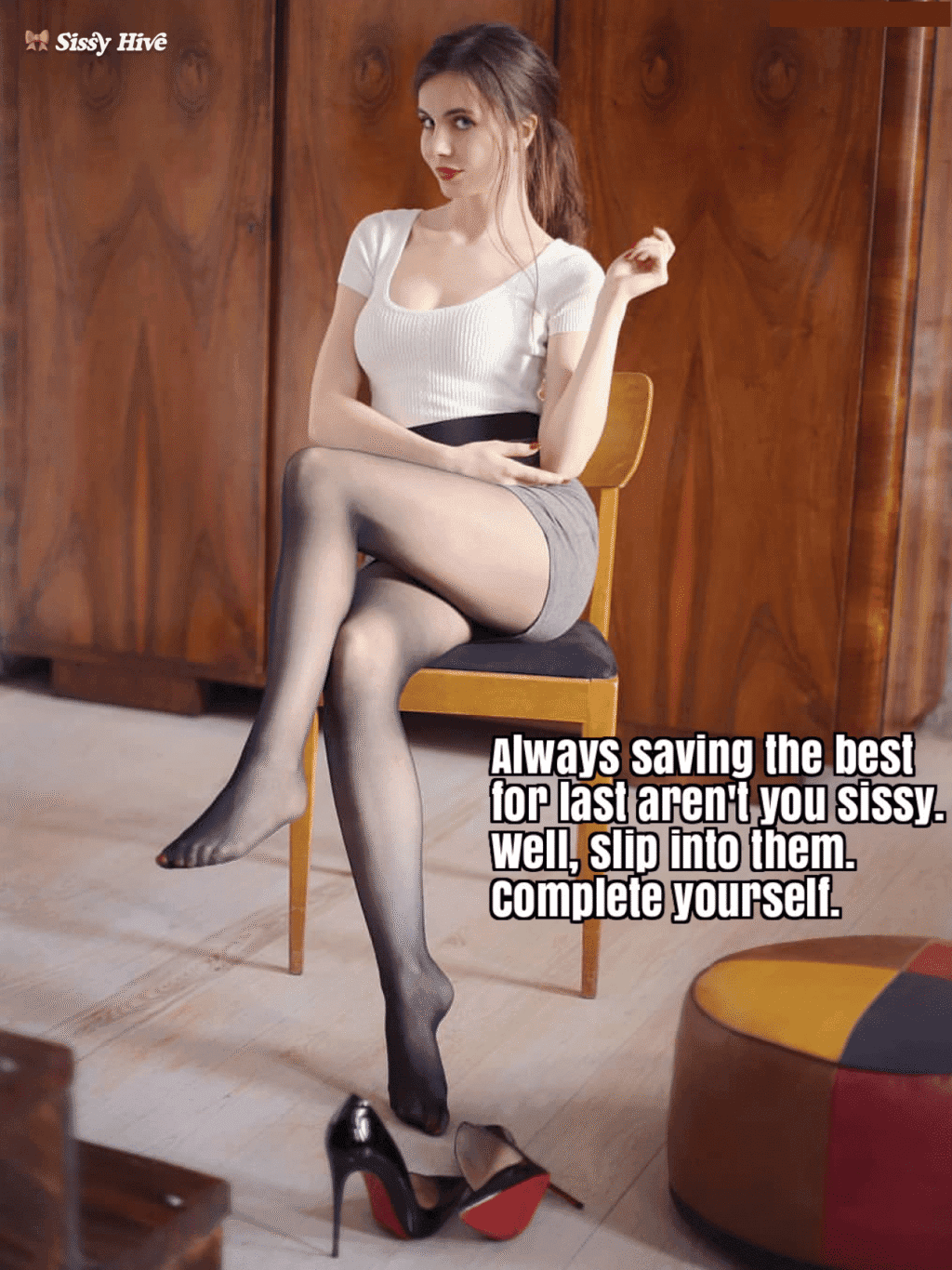 BDSM Sissy Caption
