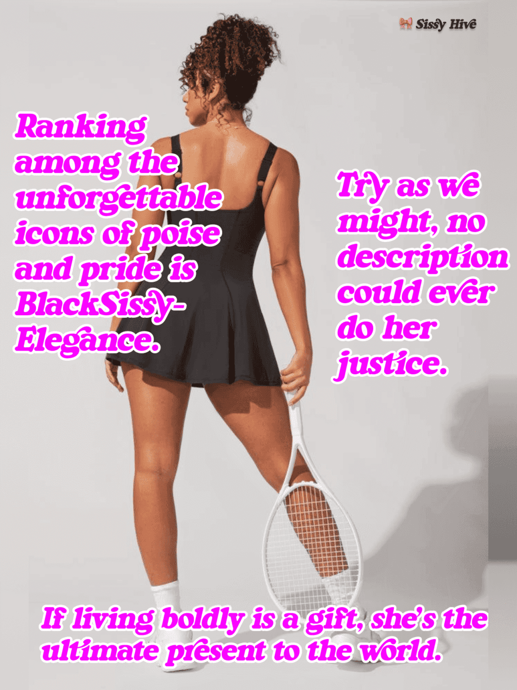 Black Sissy Caption