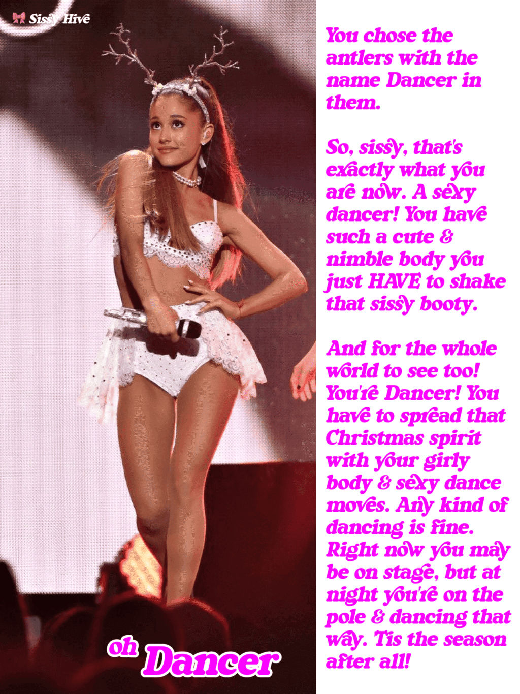 Celebrity Sissy Caption