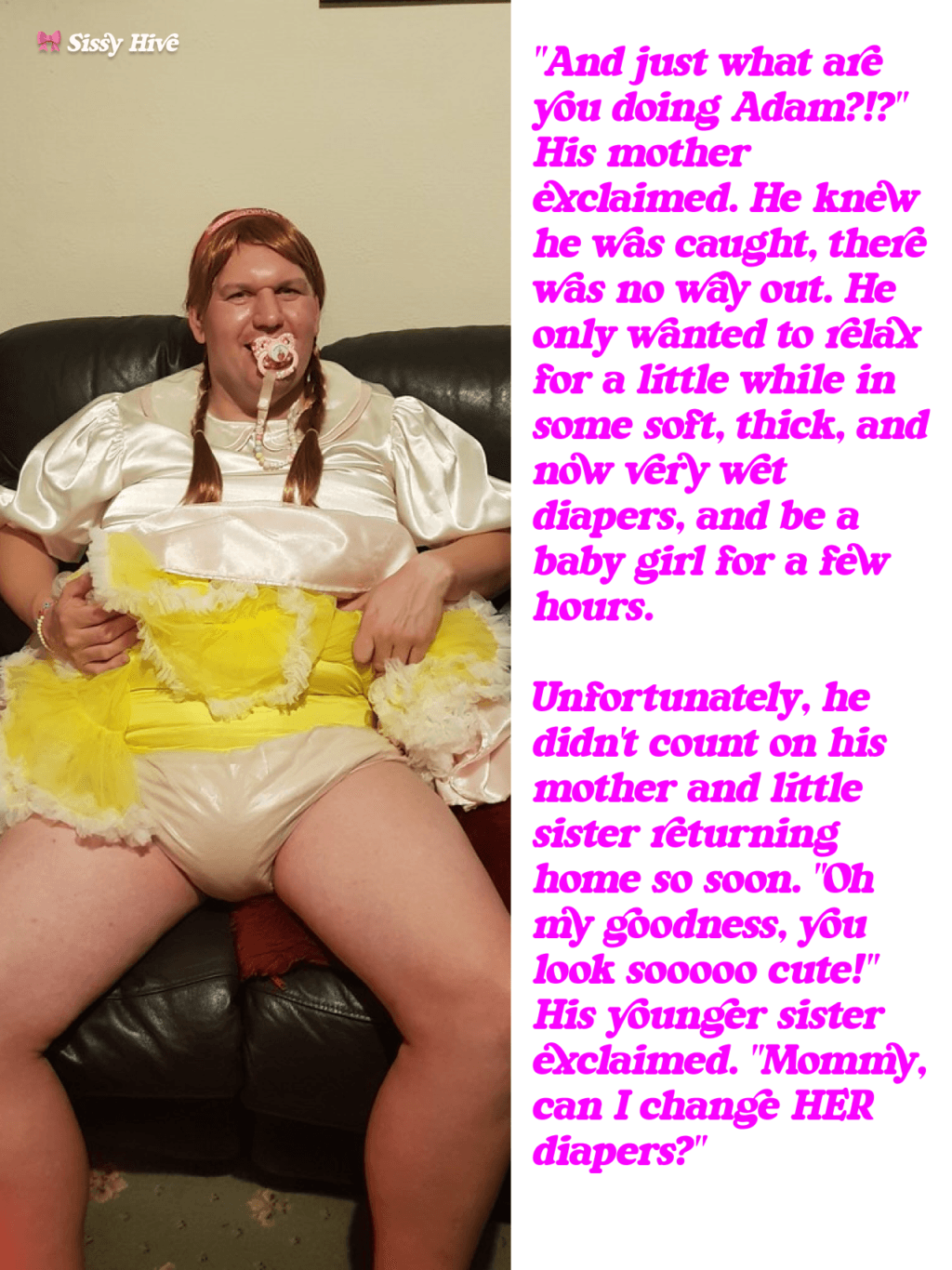 Diaper Sissy Caption