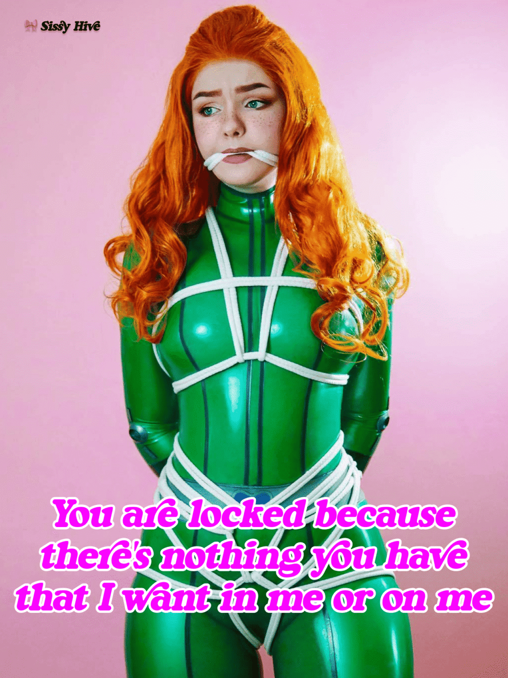 Latex Sissy Caption