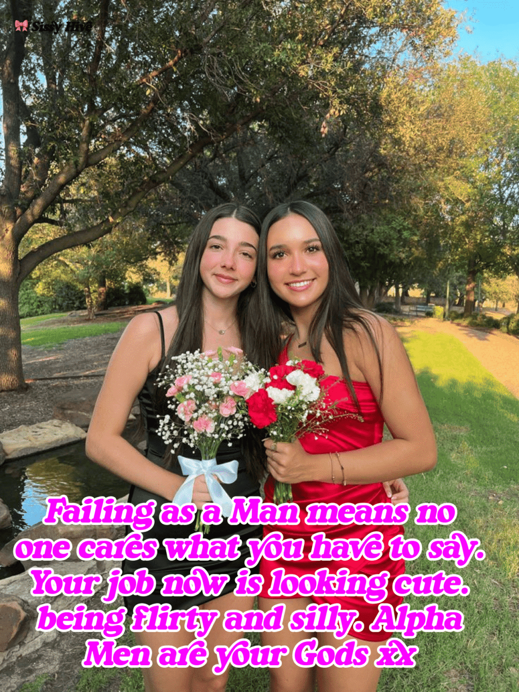 Lesbian Sissy Caption