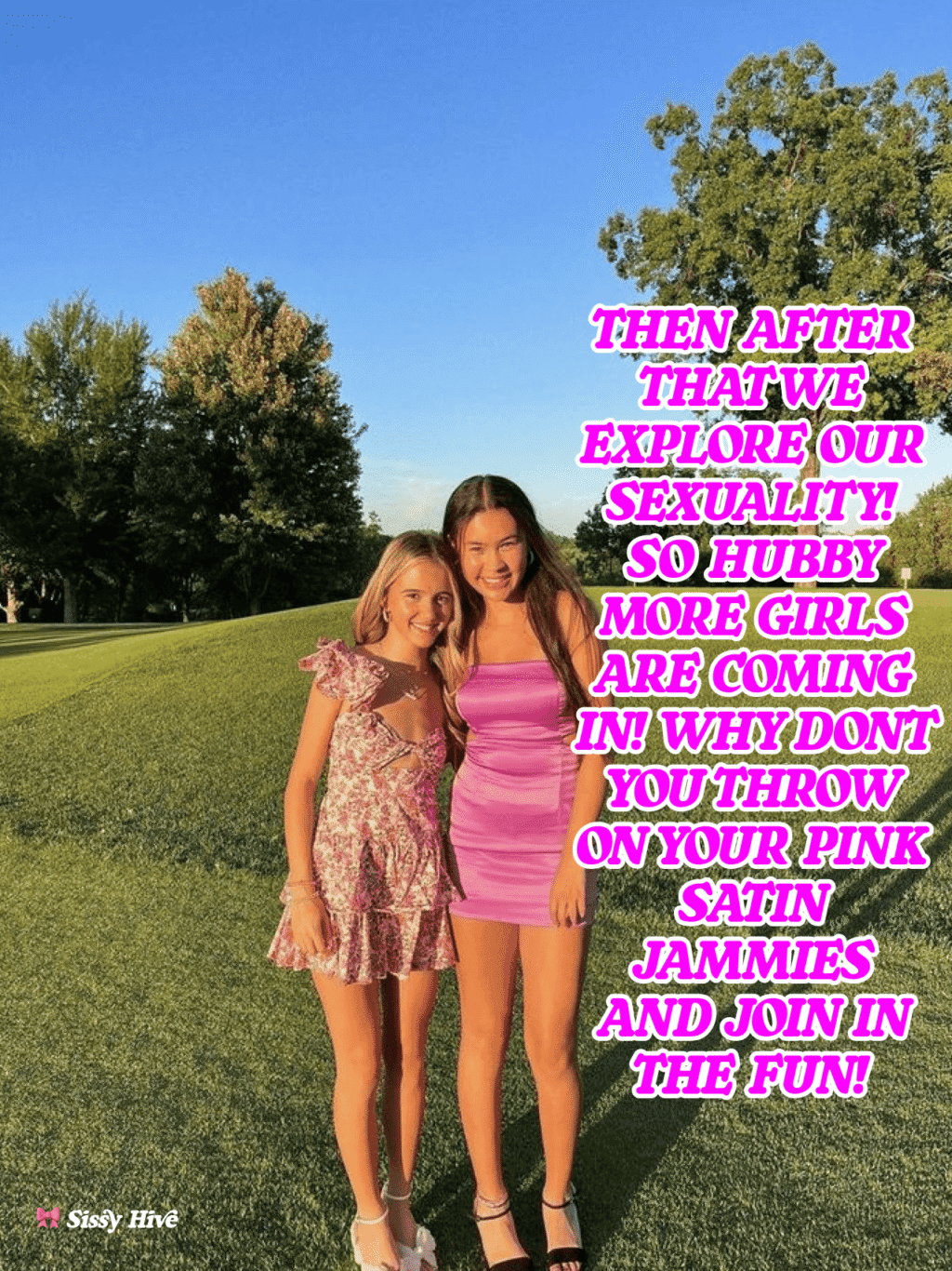 Lesbian Sissy Caption