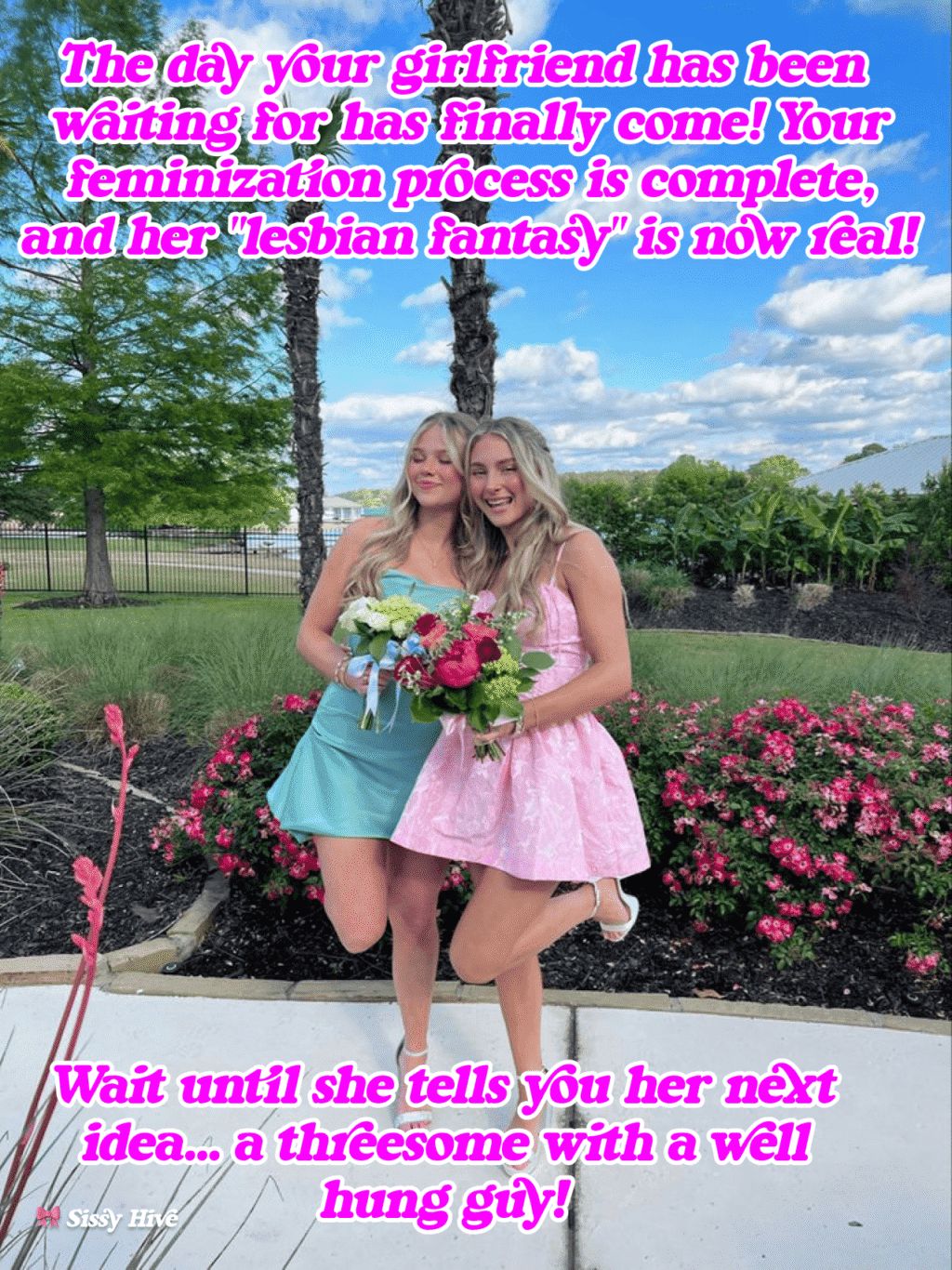Lesbian Sissy Caption