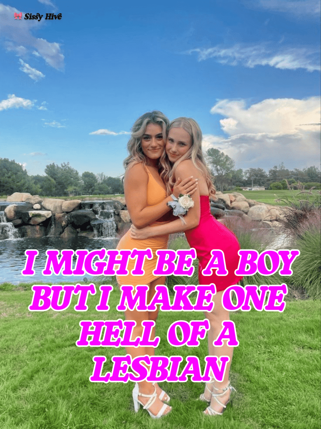 Lesbian Sissy Caption