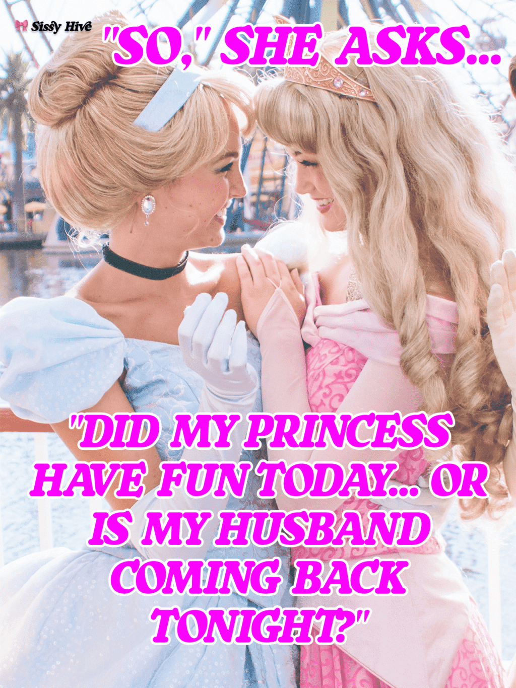Lesbian Sissy Caption