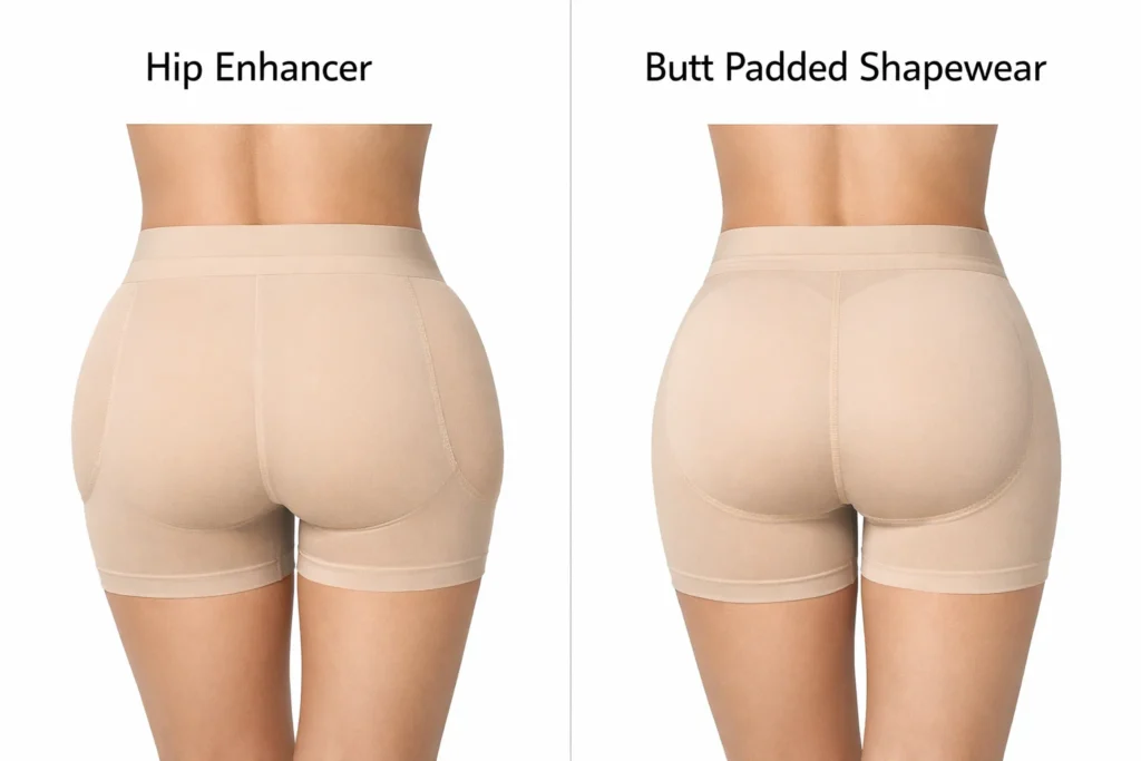 Padded Butt and/or Hip Enhancers