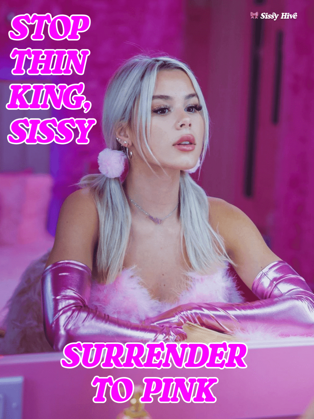 Pink Sissy Caption