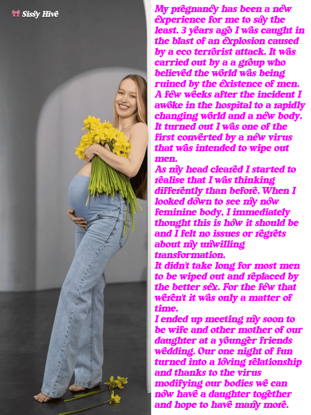 Pregnant Sissy Captions 1
