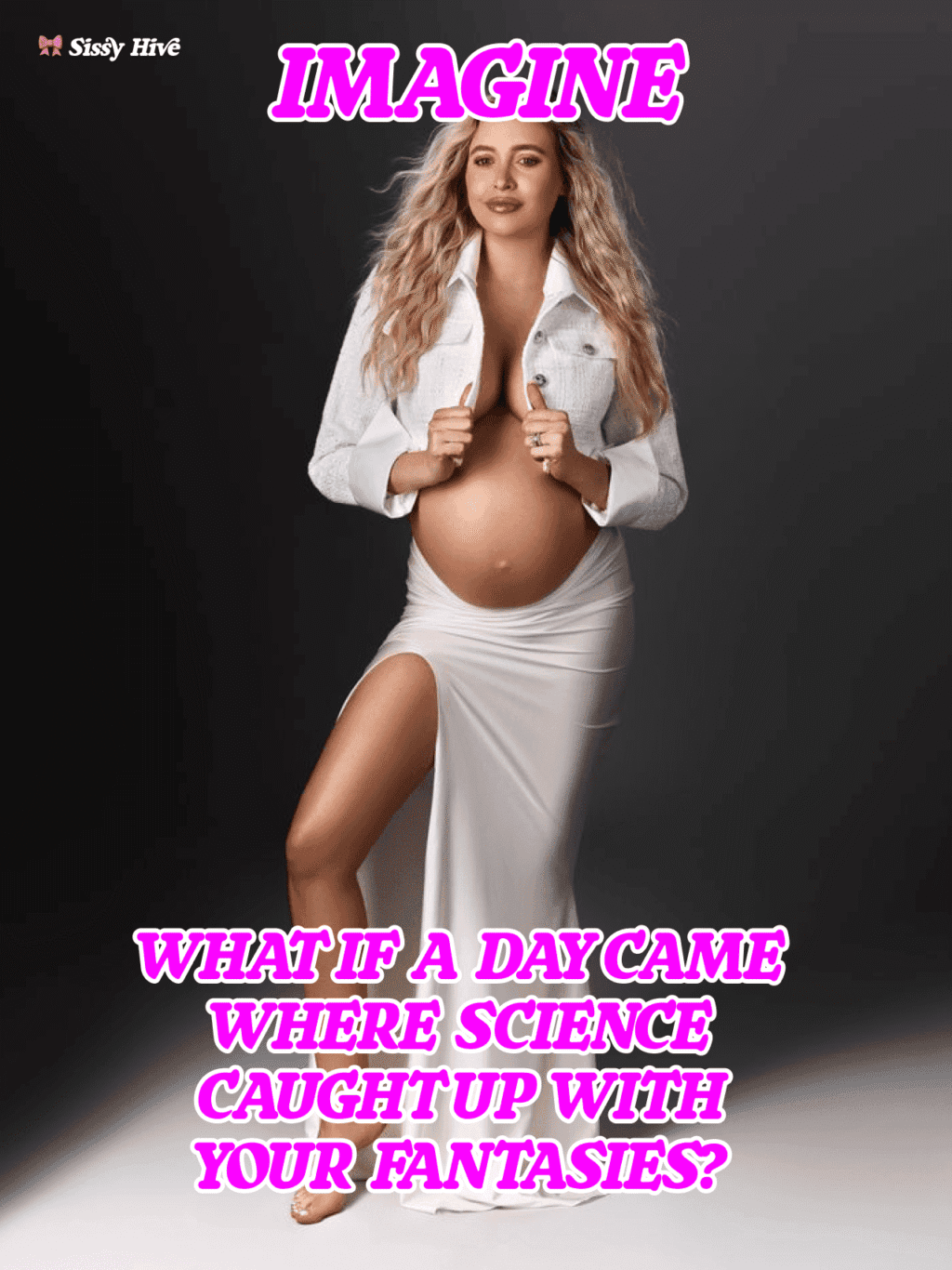 Pregnant Sissy Caption