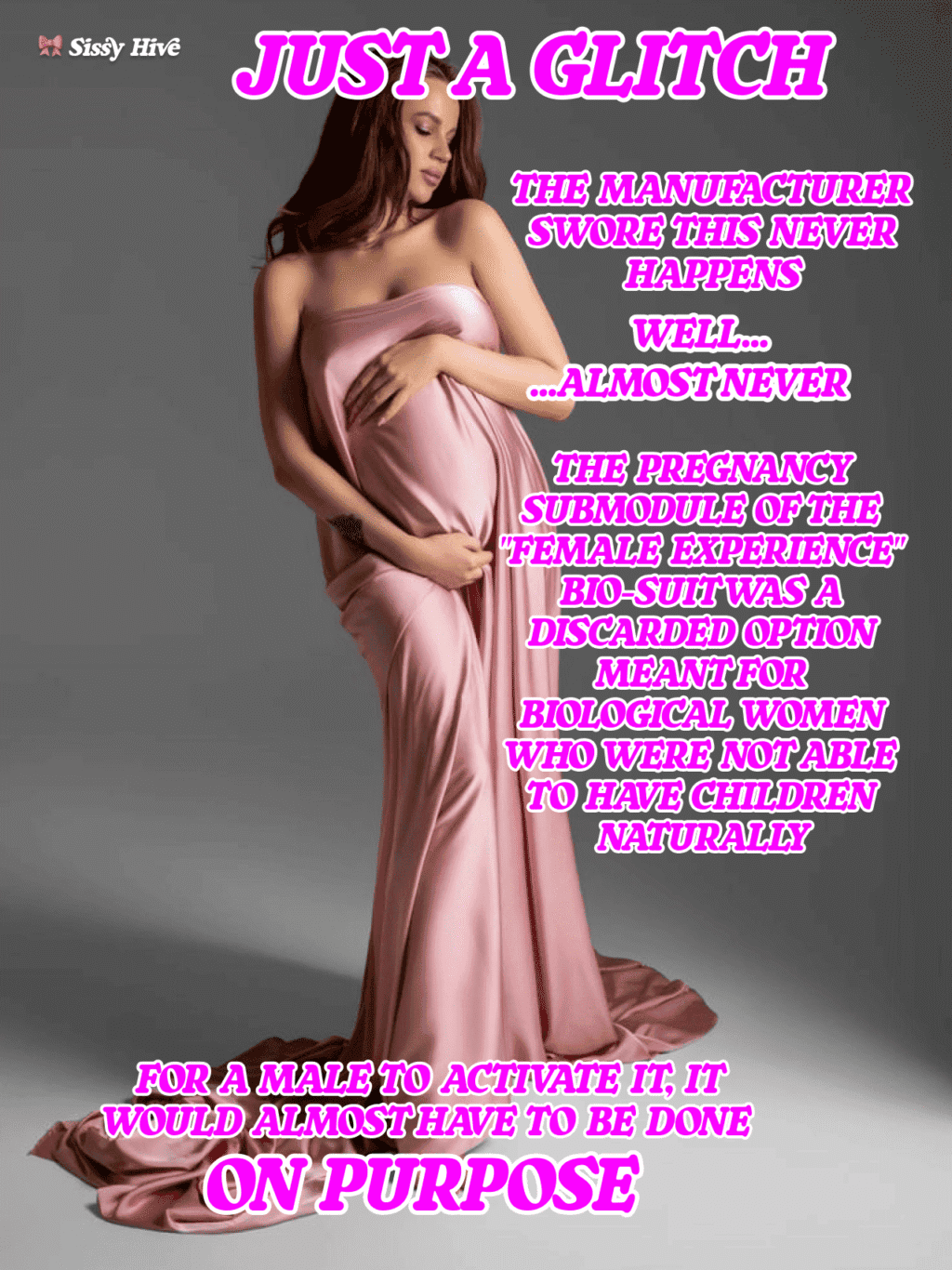 Pregnant Sissy Caption