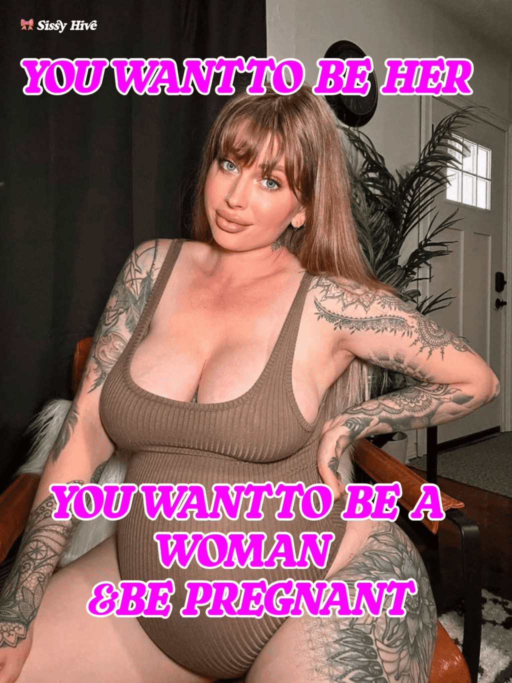 Pregnant Sissy Caption