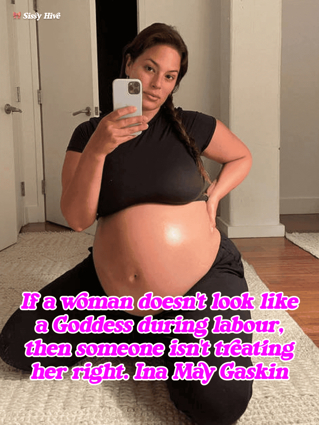 Pregnant Sissy Caption