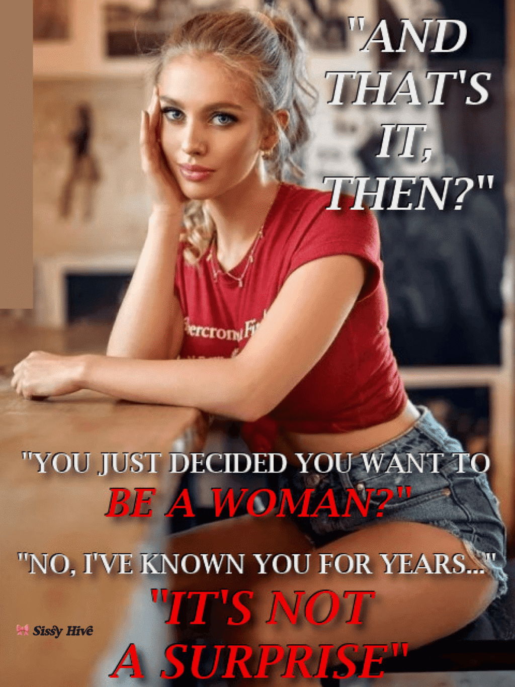 Sexy Sissy Caption