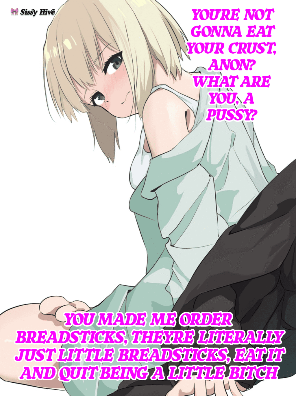 Sissy Anime Caption