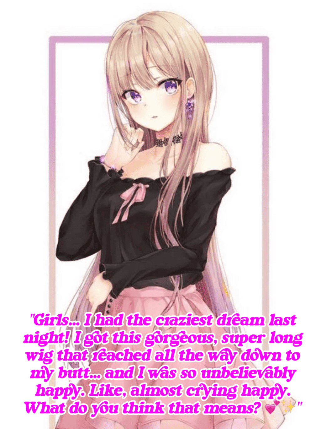 Sissy Anime Caption