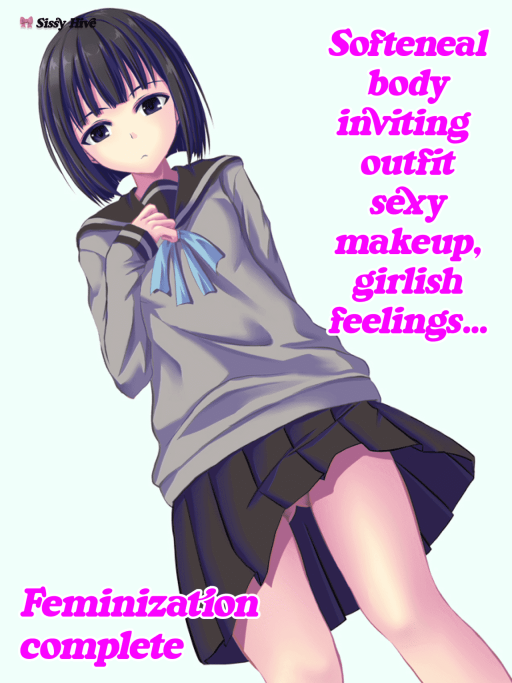 Sissy Anime Caption