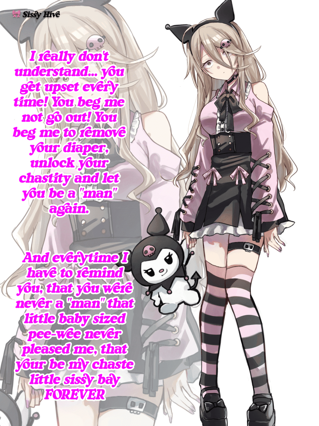 Sissy Anime Caption