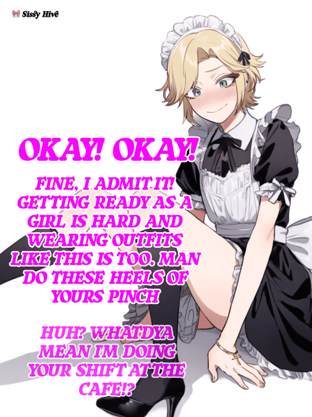 Sissy Anime Caption