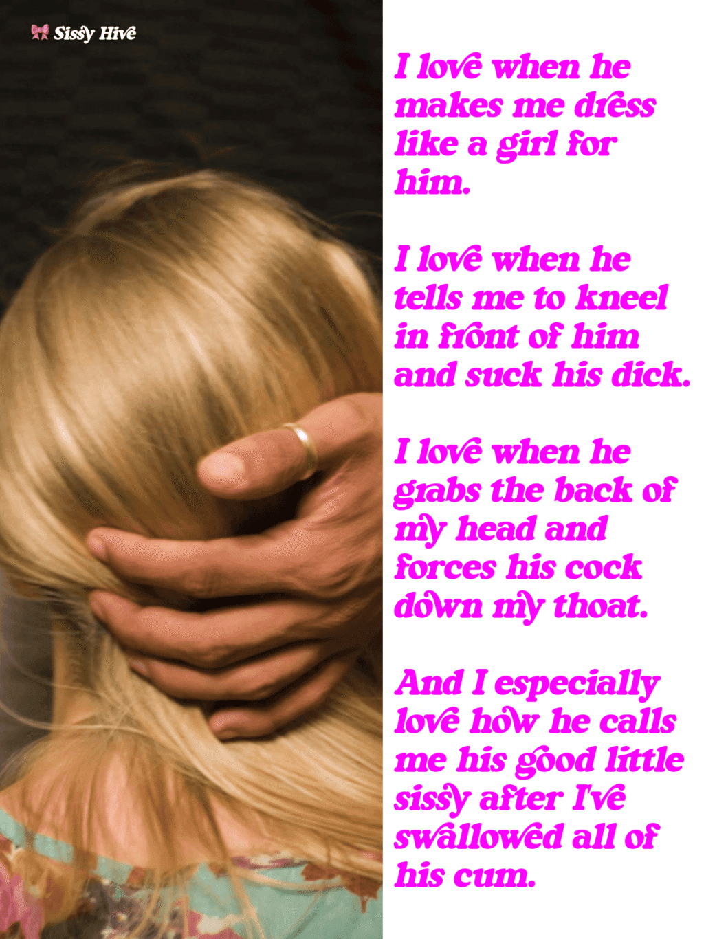 Sissy BJ Captions