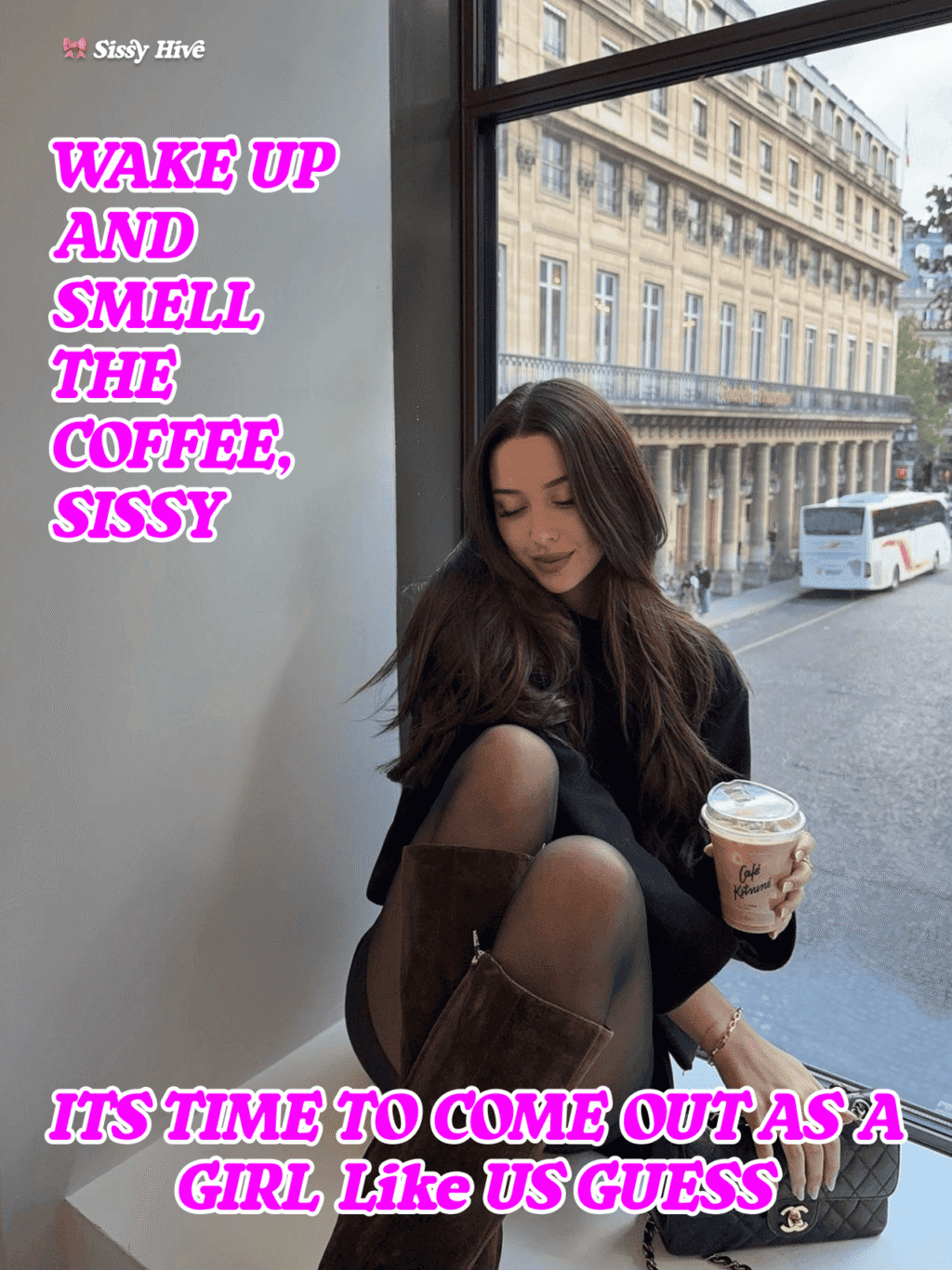 Sissy BJ Caption