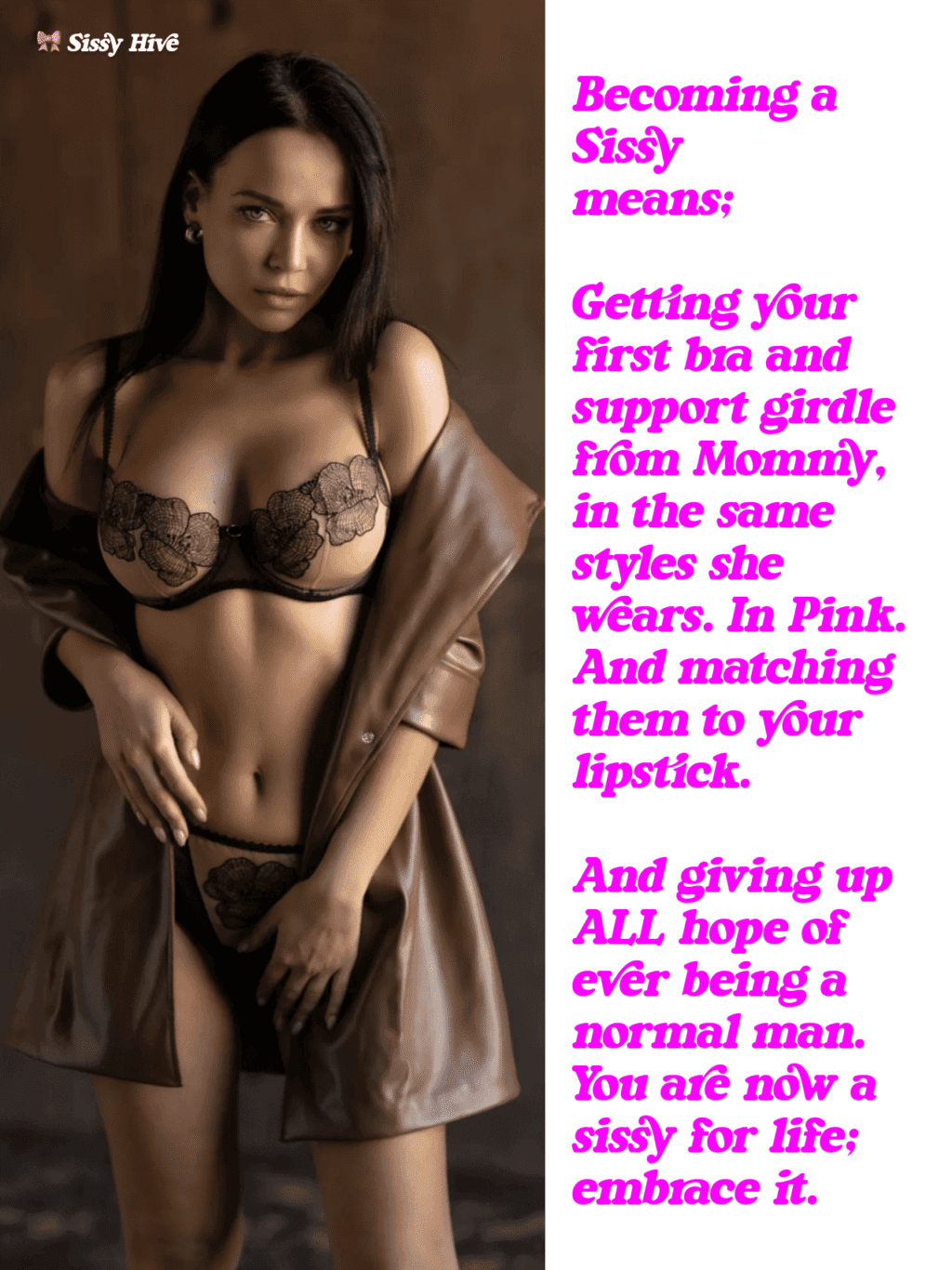 Sissy Bra Captions