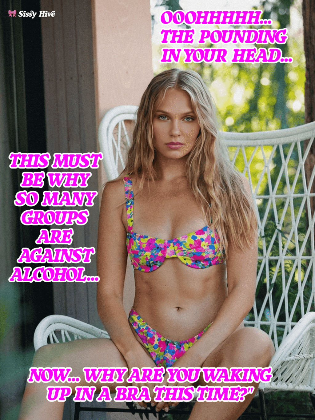 Sissy Bra Caption