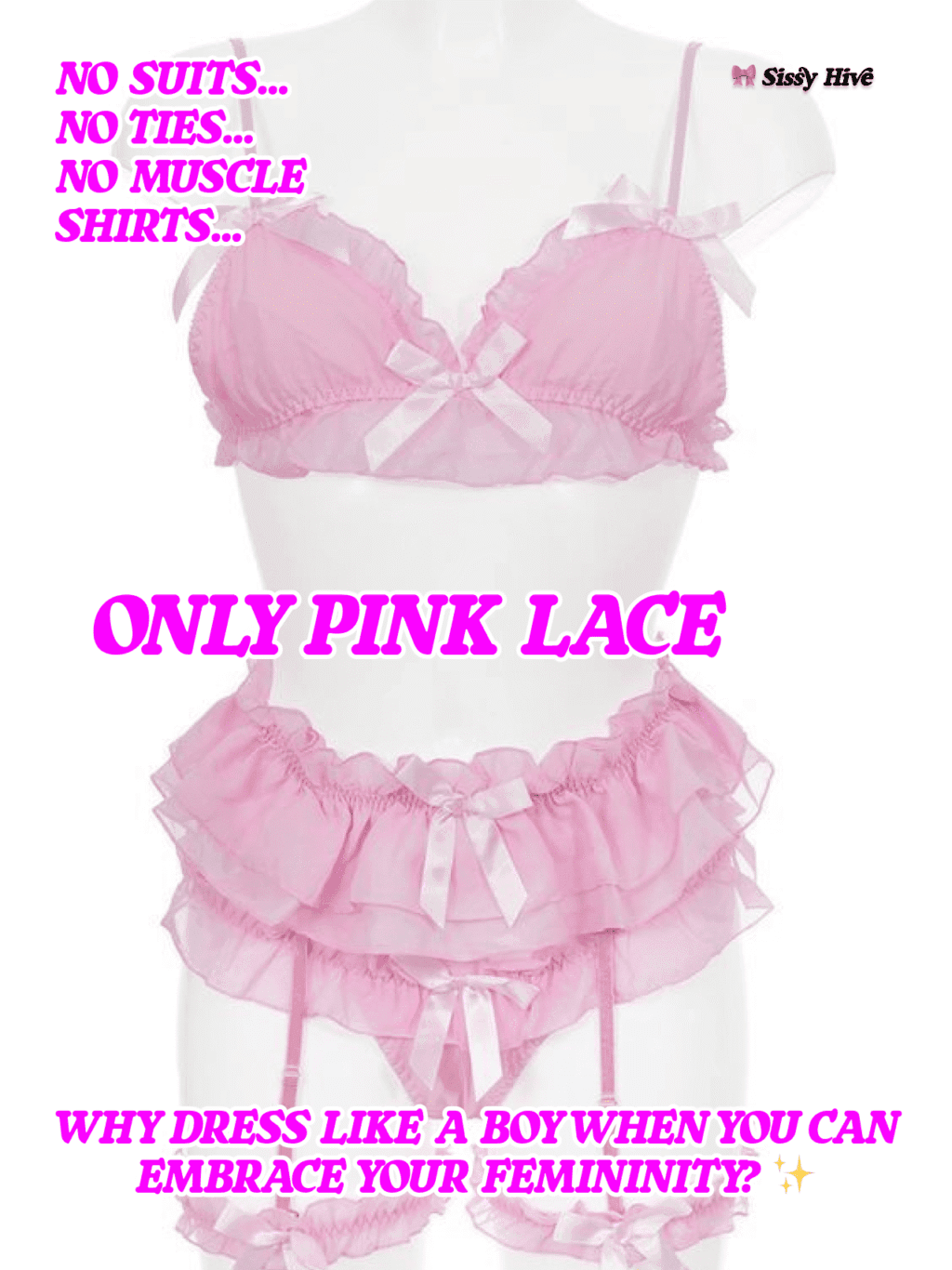 Sissy Bra Caption