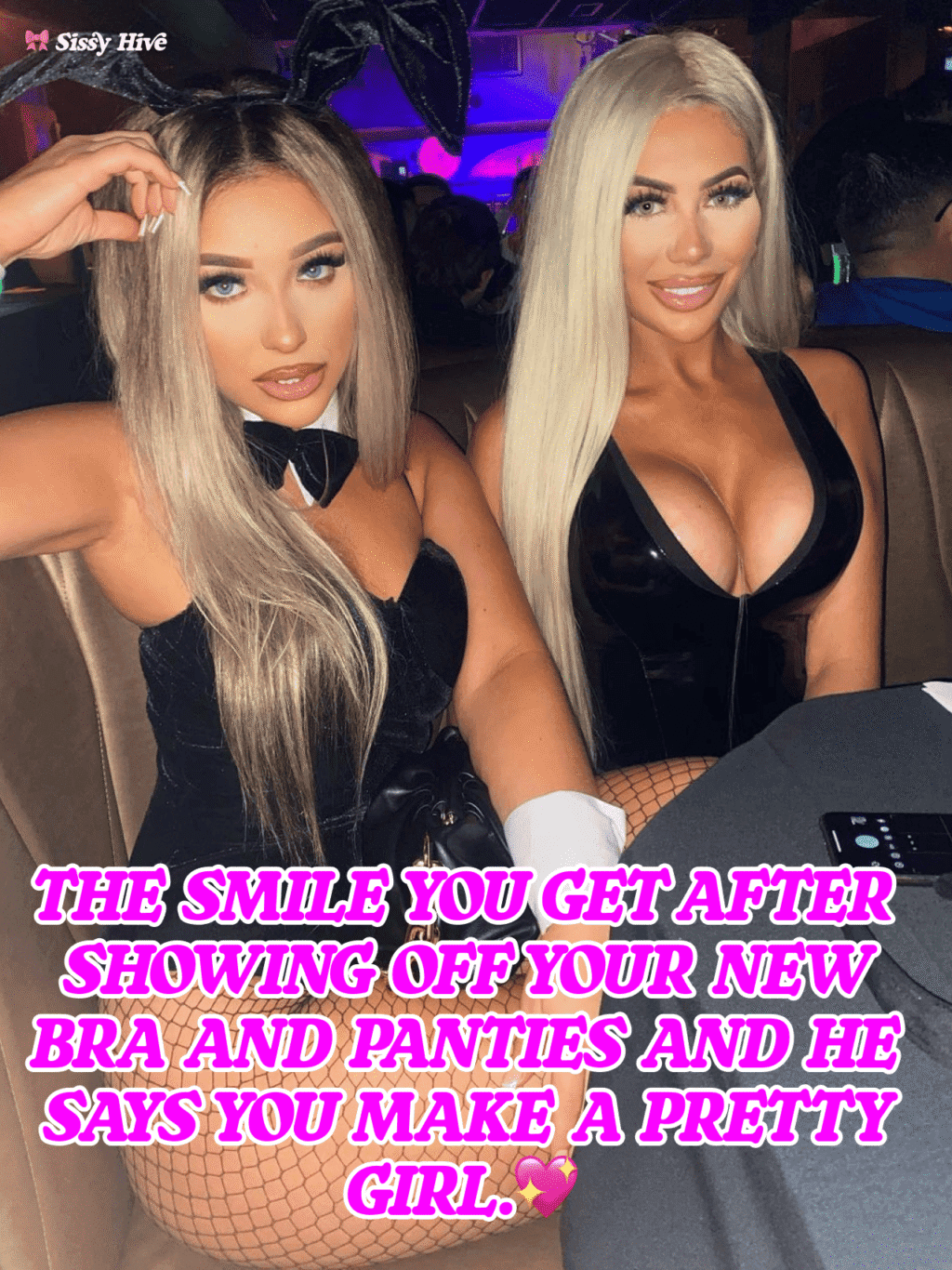 Sissy Bra Caption