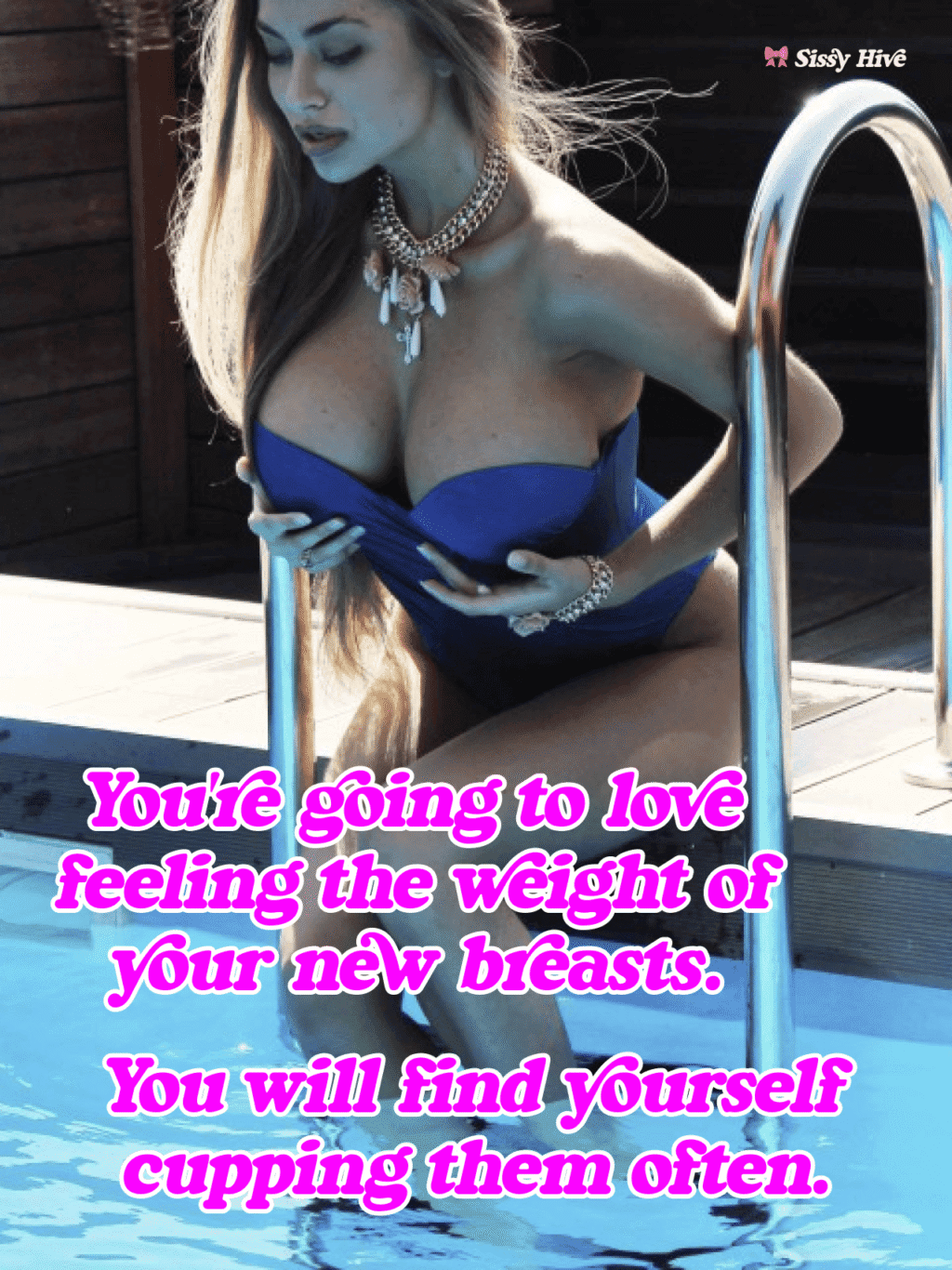 Sissy Breasts Caption