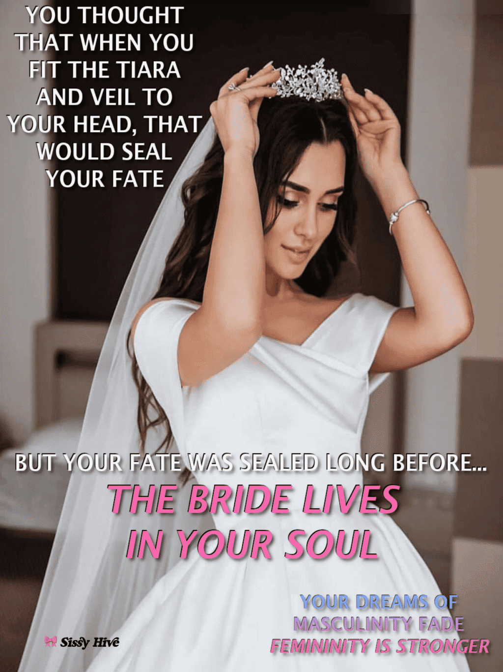 Sissy Bride Caption