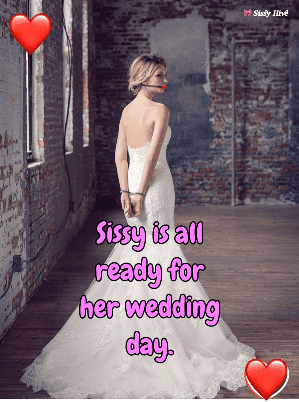 Sissy Bride Caption