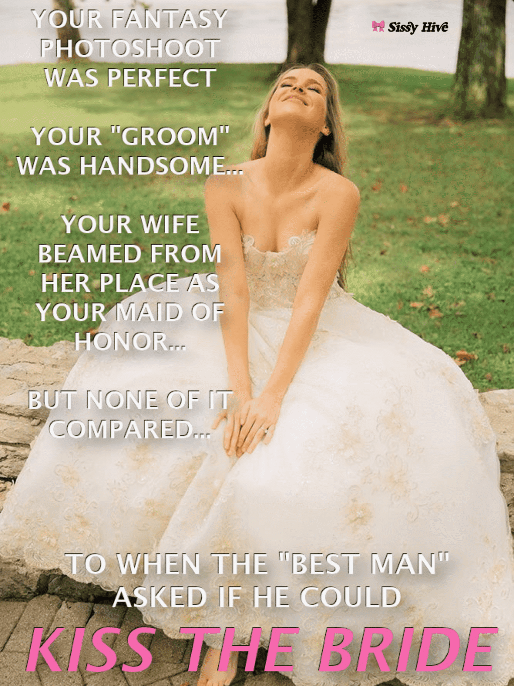 Sissy Bride Caption