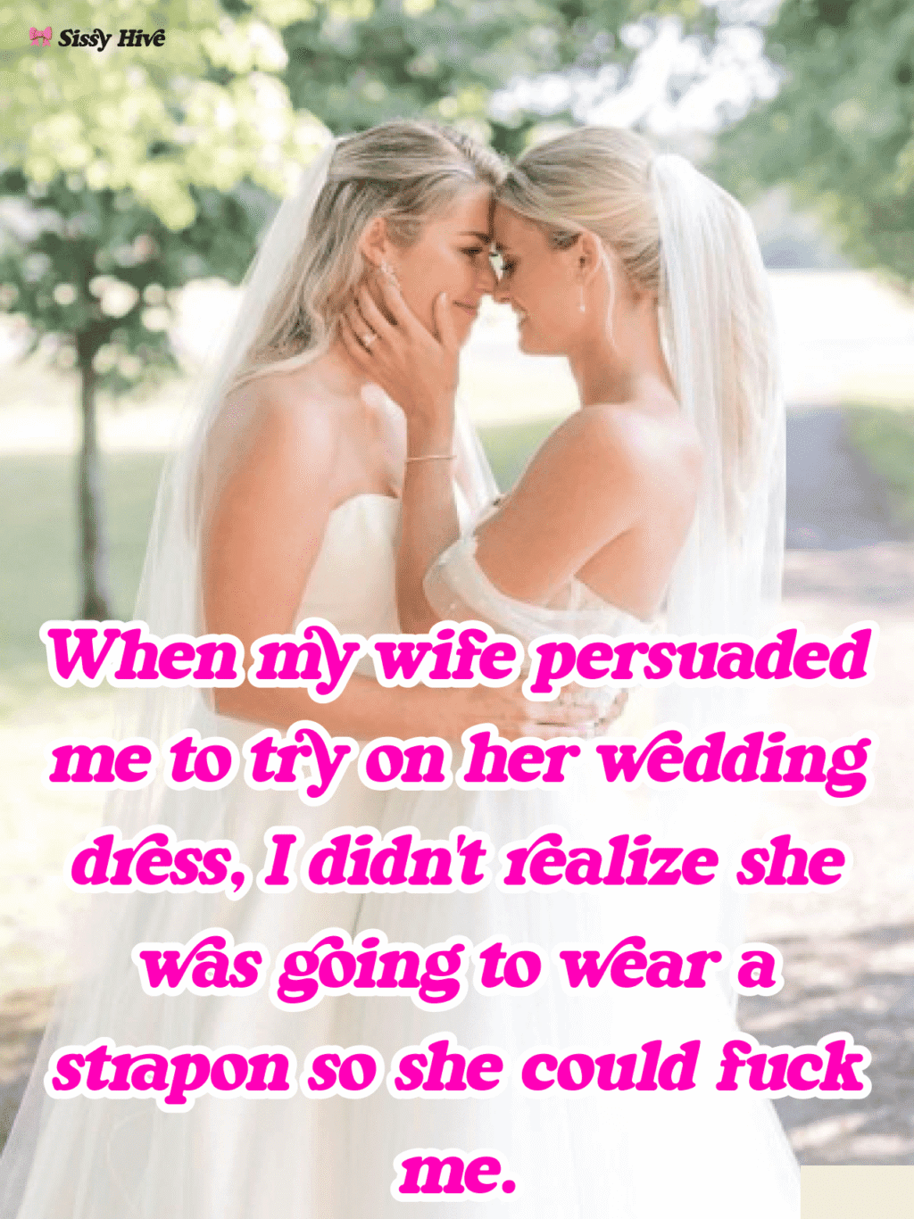 Sissy Bride Caption