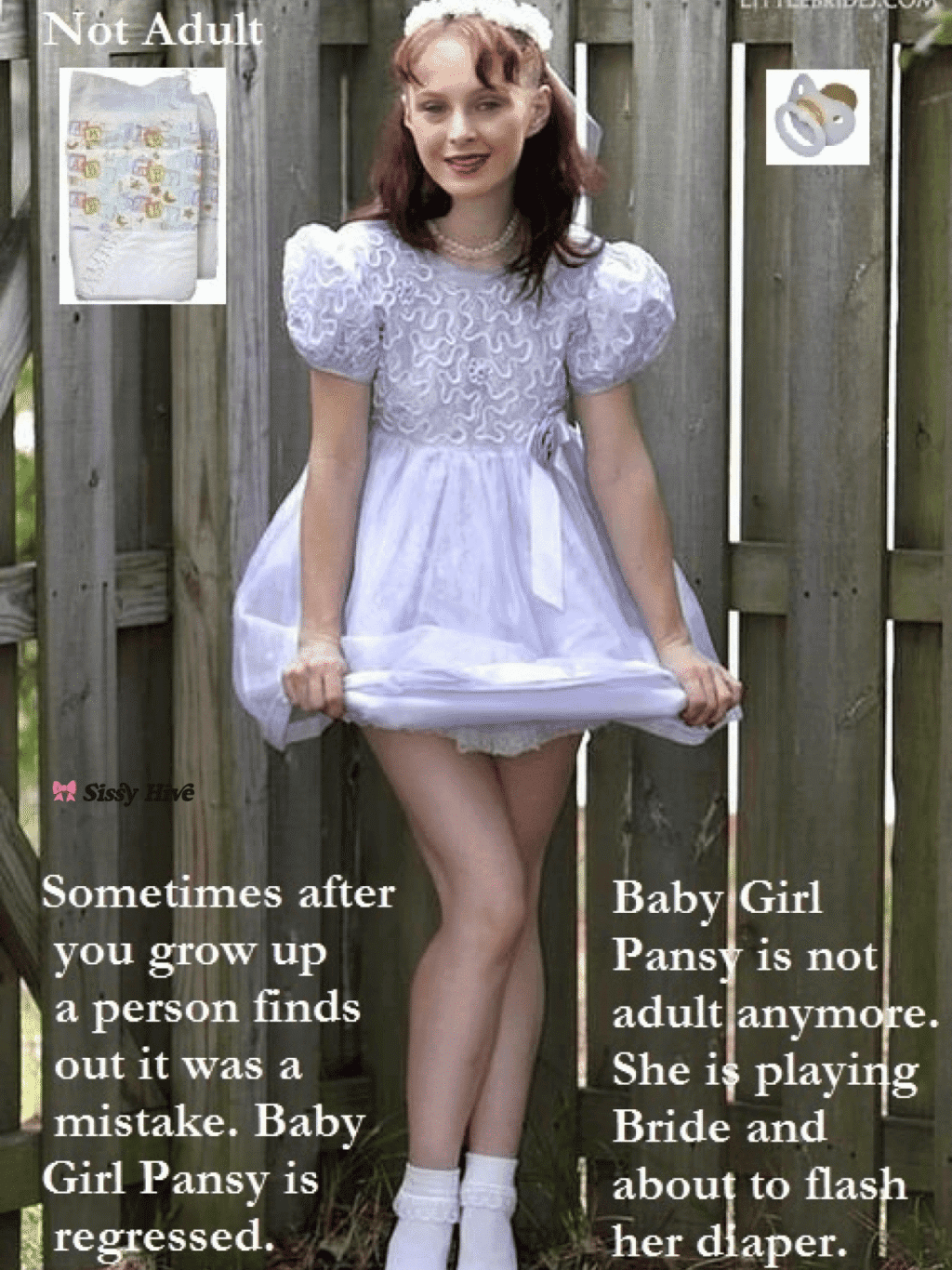 Sissy Bride Caption