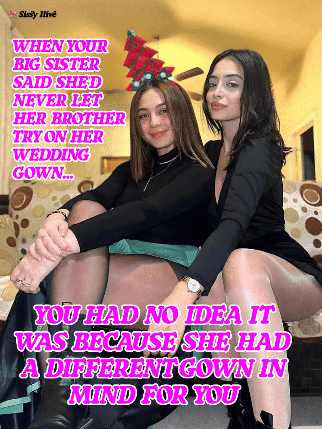 Sissy Brother Caption