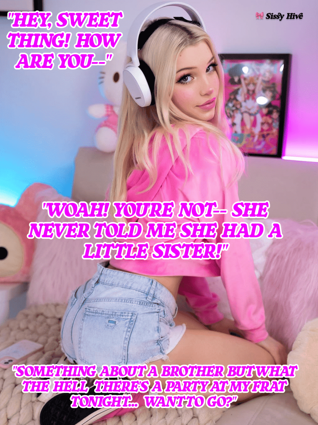 Sissy Brother Caption